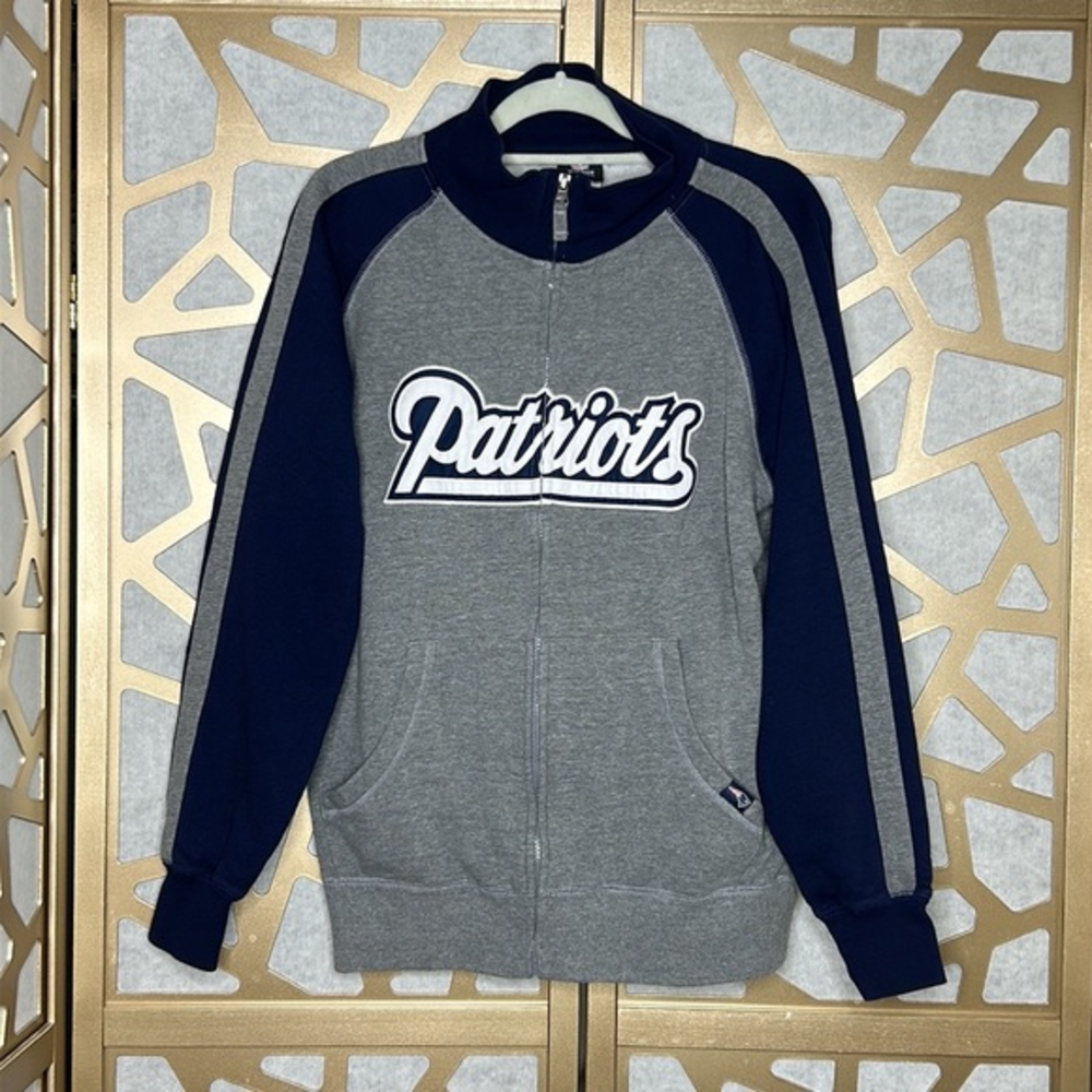 NFL Team Apparel New England Patriots‎ Zip Up Sweatshirt